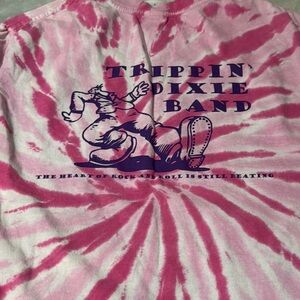 Pink Tie-Dye Trippin Dixie Band T-Shirt
